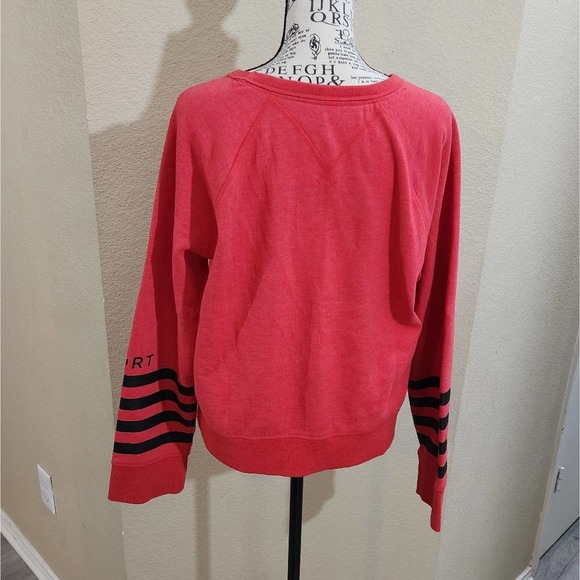 Tommy Hilfiger red and black logo vintage 90s style sweatshirt‎ size large - Picture 2 of 6